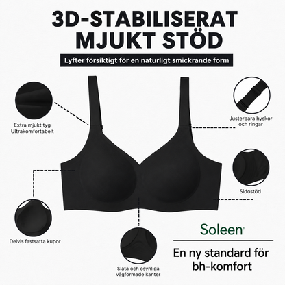 Komfort-BH med V-ringning