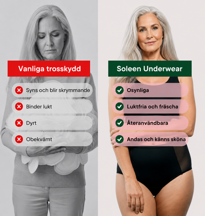 Spetstrosa – måttligt urinläckage