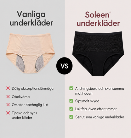 Blommig spetstrosa – extra kraftigt urinläckage