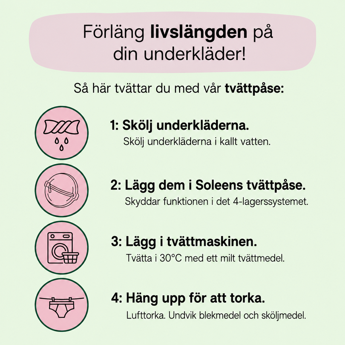Soleen Tvättpåse